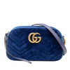 Gucci Small GG Marmont Matelasse Velvet Crossbody Secondhand