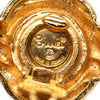 Chanel Gold Plated Faux Pearl Clip On Earrings Secondhand