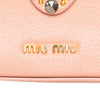 Miu Miu Goatskin Madras Crystal Studded Clutch Secondhand