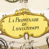 Hermès La Promenade de Longchamps Silk Scarf 90 Secondhand