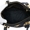Prada Soft Calf Trimmed Tessuto Satchel Secondhand