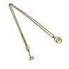 Secondhand Dior Gold Plated CD Logo Pendant Necklace