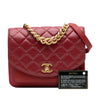 Chanel Small Quilted Calfskin and Caviar Chain Handle Flap Secondhand