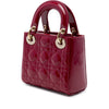 Dior Mini Patent Cannage Lady Dior Secondhand