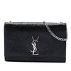 Saint Laurent Medium Crackled Patent Monogram Kate Crossbody Secondhand