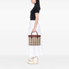 Secondhand Burberry House Check Canvas Tote