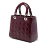 Dior Medium Patent Cannage Lady Dior Secondhand