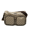 Secondhand Gucci GG Supreme Double Pocket Crossbody