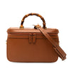Gucci Leather Bamboo Vanity Bag Secondhand