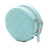 Chanel CC Quilted Caviar Round Clutch With Chain Secondhand