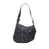 Fendi Zucchino Denim Oyster Shoulder Bag Secondhand