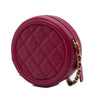 Secondhand Chanel Caviar CC Filigree Round Crossbody