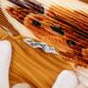 Secondhand Hermès Confidents Des Coeurs Pleated Silk Scarf