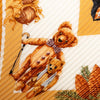 Secondhand Hermès Confidents Des Coeurs Pleated Silk Scarf