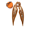 Secondhand Hermès Confidents Des Coeurs Pleated Silk Scarf