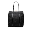 Prada Leather Trimmed Re Nylon Pleated Tote Secondhand