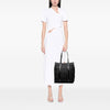 Prada Leather Trimmed Re Nylon Pleated Tote Secondhand