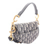 Dior Mini Oblique Canvas Saddle Bag Secondhand