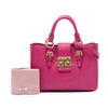 Miu Miu Goatskin Madras Satchel Secondhand