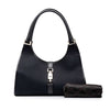 Gucci Canvas Jackie Bardot Shoulder Bag Secondhand