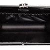 Chanel CC Chocolate Bar Patent Frame Clutch Secondhand