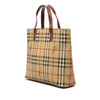 Burberry Haymarket Check Coated Canvas Tote Secondhand