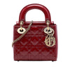 Dior Mini Patent Cannage Lady Dior Secondhand