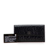 Secondhand Chanel CC Embossed Calfskin Camellia Flap Wallet