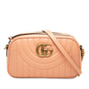Gucci Small GG Marmont Matelasse Calfskin Vertical Ring Crossbody Secondhand