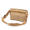 Gucci GG Canvas Web Double Pocket Belt Bag Secondhand