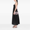 Miu Miu Goatskin Madras Soft Calf Crystal Embellished Crossbody Secondhand