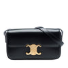 Celine Shiny Calfskin Triomphe Claude Shoulder Bag Secondhand