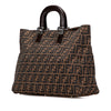 Fendi Large Zucca Canvas Twins Tote Secondhand