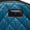 Chanel Dubai Paris Medium Quilted Printed Canvas O Case Clutch Secondhand