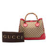 Gucci GG Canvas Bamboo Diana Tote Secondhand