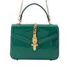Gucci Mini Patent Sylvie 1969 Top Handle Bag Secondhand