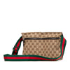 Gucci GG Canvas Web Double Pocket Belt Bag Secondhand
