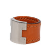 Hermès Swift and Palladium Plated Lurie Ring Secondhand