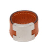 Hermès Swift and Palladium Plated Lurie Ring Secondhand