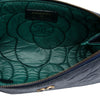 Chanel CC Embossed Lambskin Camellia Pouch Secondhand
