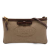 Prada Canvas Canapa Logo Bow Shoulder Bag Secondhand
