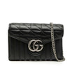 Gucci GG Marmont Matelasse Leather Aria Wallet On Chain Secondhand