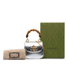 Gucci Nano Metallic Calfskin 1947 Bamboo Top Handle Bag Secondhand