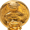 Chanel Gold Plated 31 Rue Cambon Round Clip On Earrings Secondhand