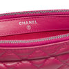 Chanel Quilted Aged Calfskin Gabrielle Double Zip Clutch with Chain Secondhand