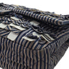 Chanel Medium Classic Canvas Sequin Stripes Double Flap Secondhand
