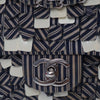 Chanel Medium Classic Canvas Sequin Stripes Double Flap Secondhand