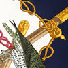 Hermès Les Oiseaux du Roy Silk Scarf 90 Secondhand