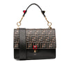 Fendi Medium FF 1974 Embossed Leather Kan I Satchel Secondhand