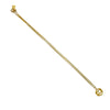Secondhand Dior Gold Plated CD Logo Pendant Necklace